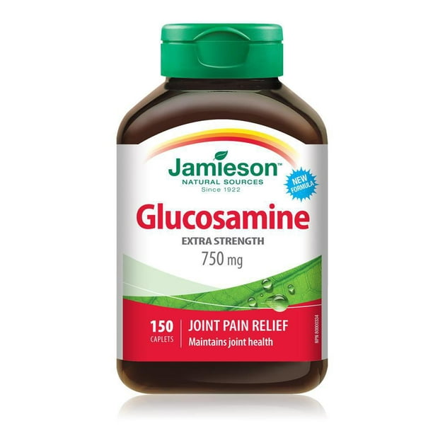 Jamieson Caplets de Glucosamine 750 mg 150 comprimés