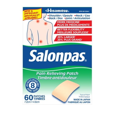 Salonpas Pain Relieving Patch, 60 Patches