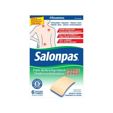 Salonpas Pain Relieving Patch Large, 6 Patches