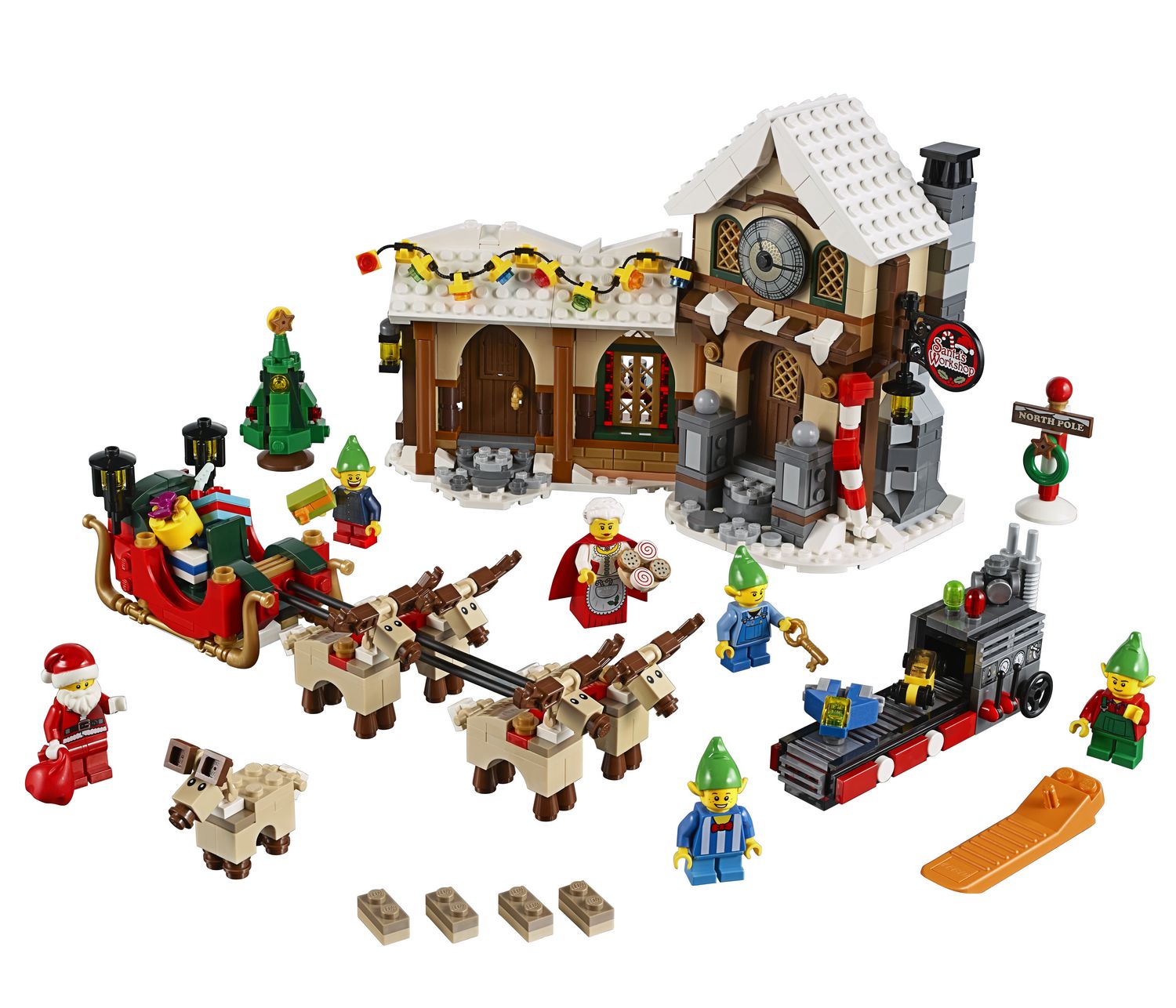Un père Noël géant en Lego cest quand même excellent !!! Vu à Manor Geneve