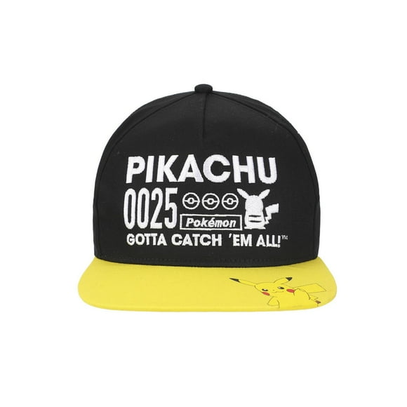 Pokemon Pikachu Snapback Hat For Boys