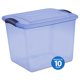 Sterilite Boîte Snap 26L- Bleu- 10 pk – image 1 sur 1