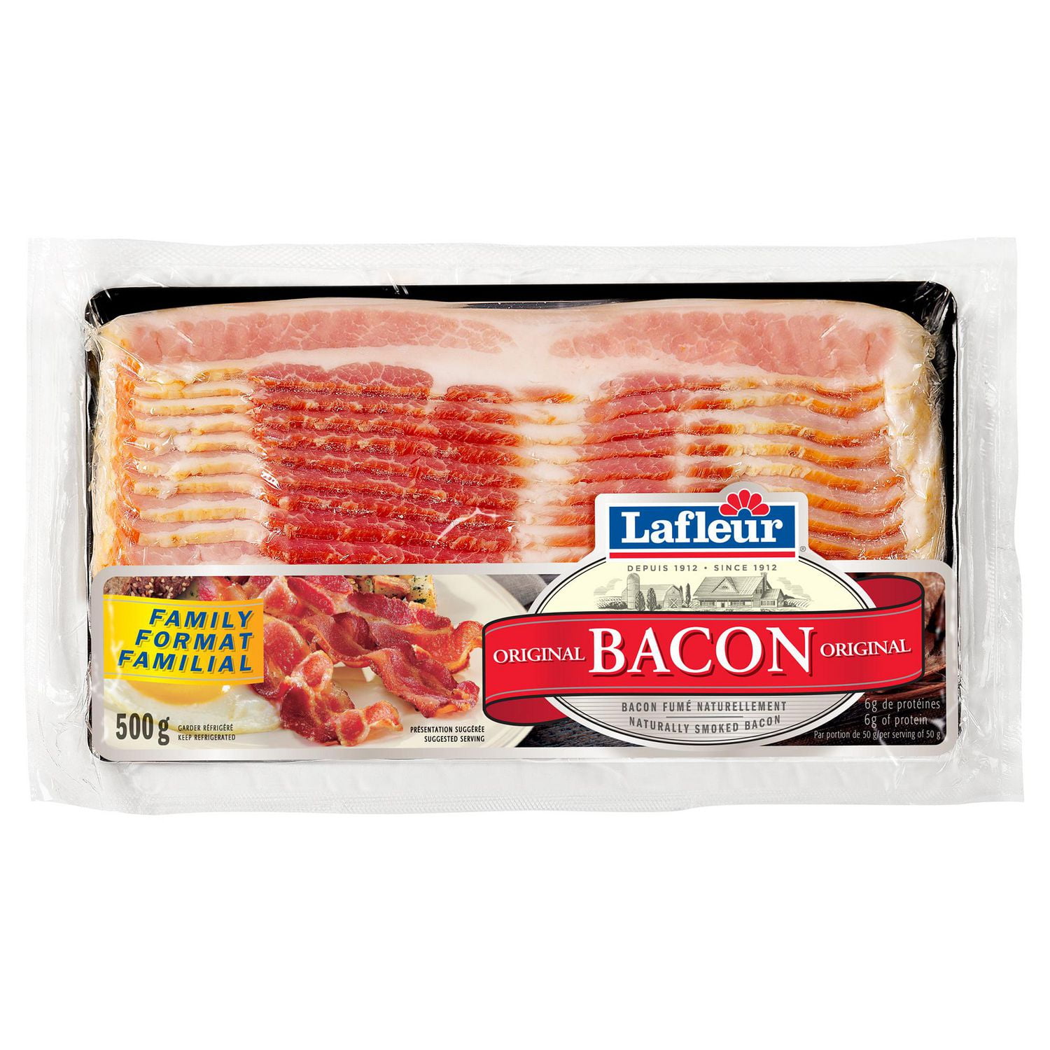 Lafleur Original Naturally Smoked Bacon 