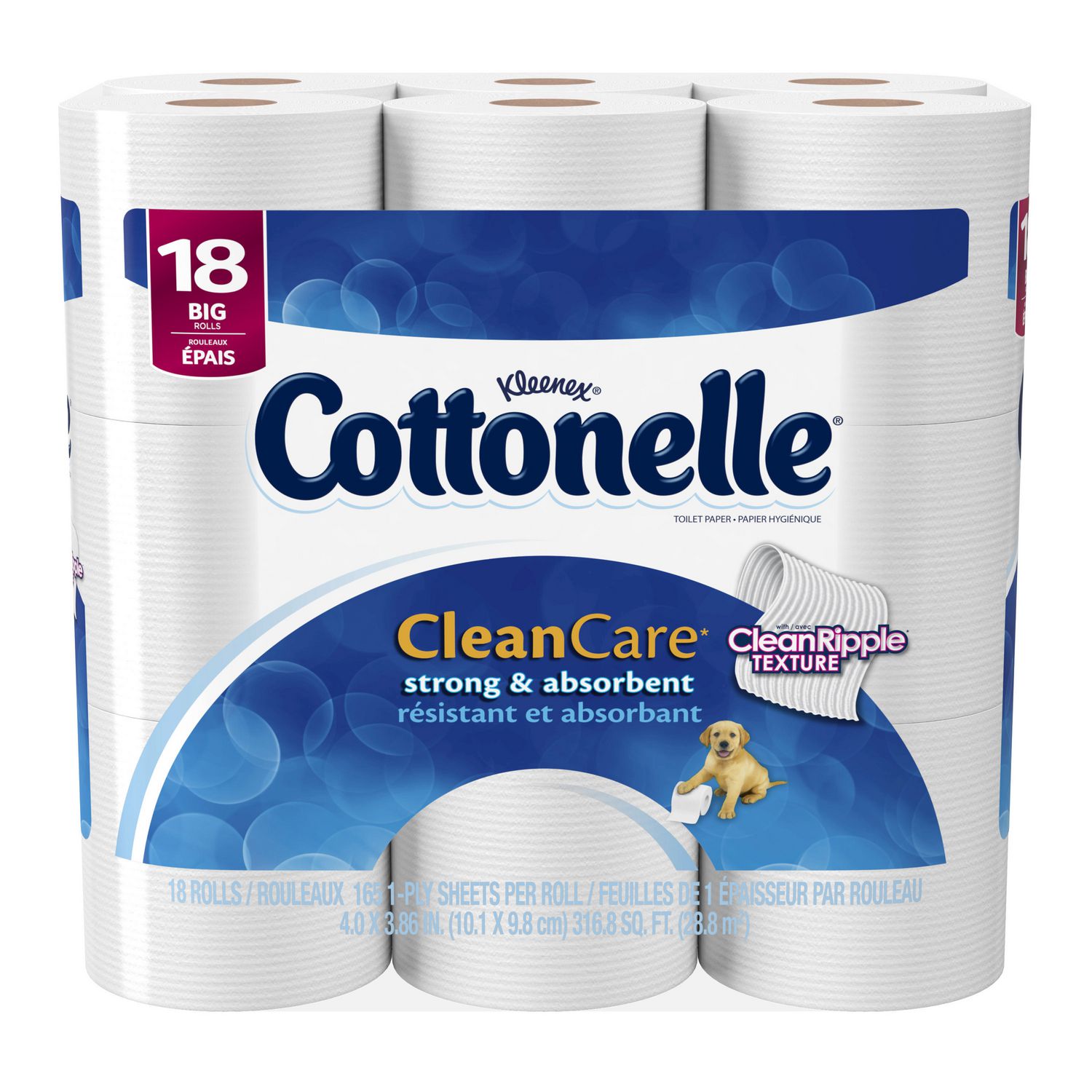 Cottonelle® Clean Care* Big Roll Toilet Paper, 18 Rolls | Walmart Canada