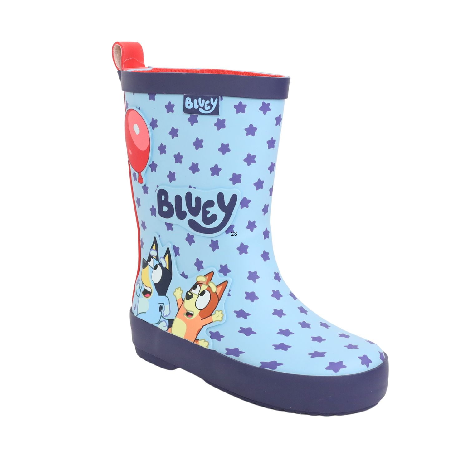 Toddler Boys Bluey Rainboots Toddler Bluey rainboots, vibrant and waterproof.