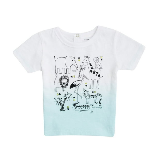 T-shirt George baby Pour garçons à Encolure Ras Du Cou