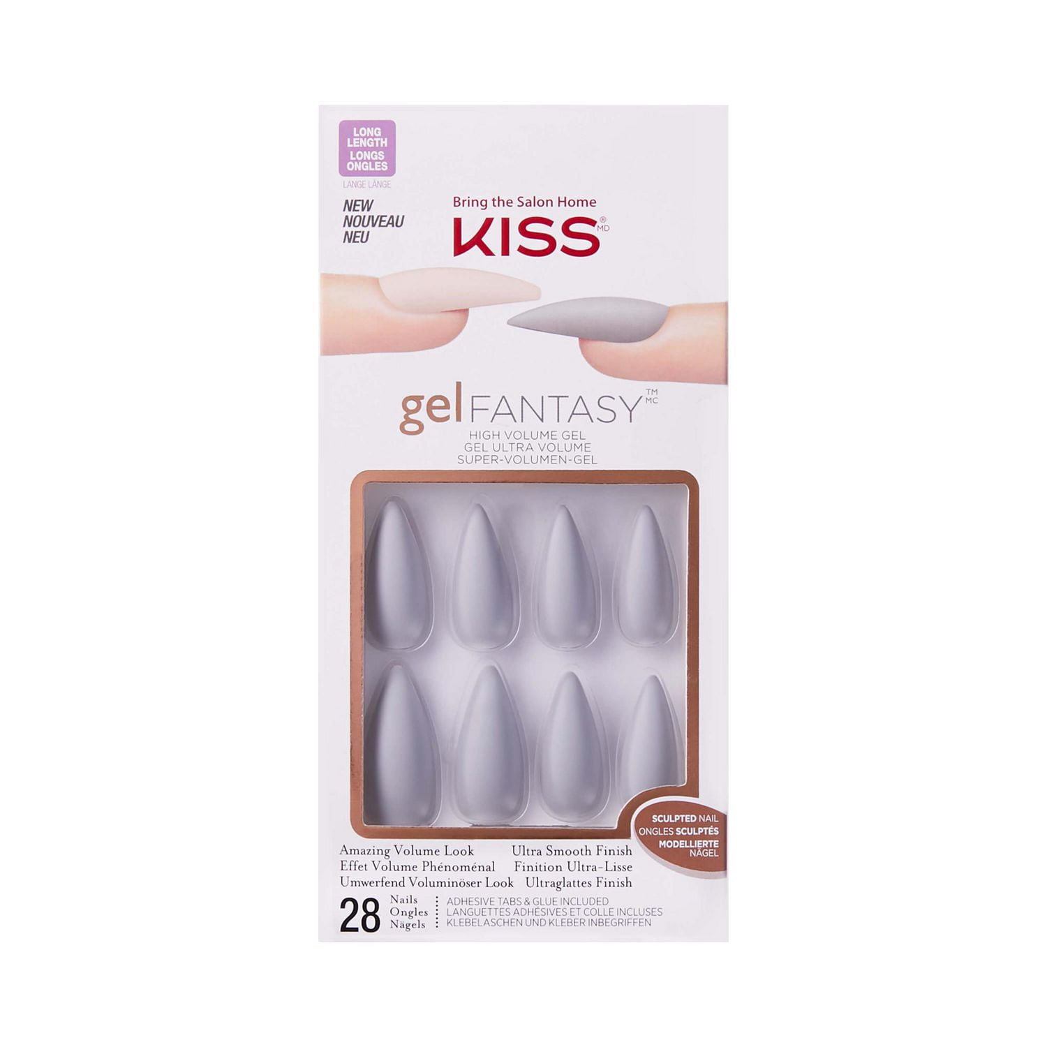 Kiss Gel Fantasy Sculpted Nails - Start Over | Walmart Canada