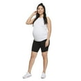 thumbnail image 1 of Paisley Sky Maternity Biker Short, 1 of 6