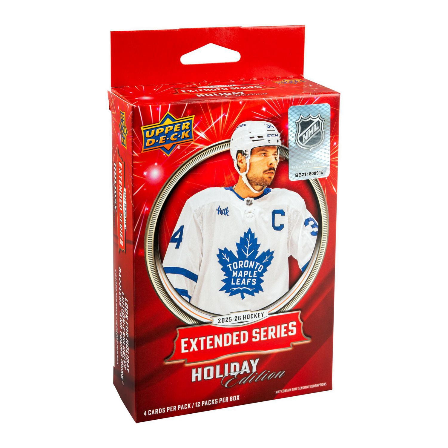 2025-26 Upper Deck Extended Series Hockey Holiday Hanger Box