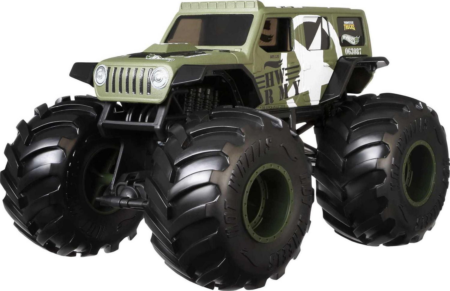 hot wheels monster trucks 1 24 scale