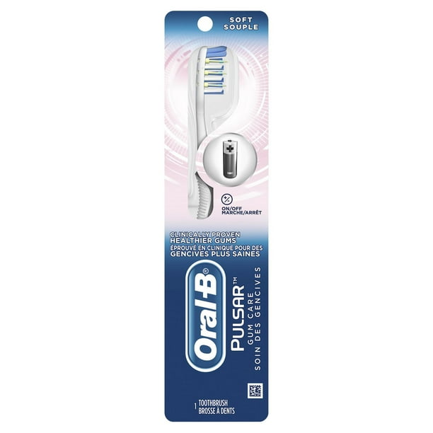 OralB Pulsar Gum Care Battery Toothbrush, Soft, 1 count Walmart.ca