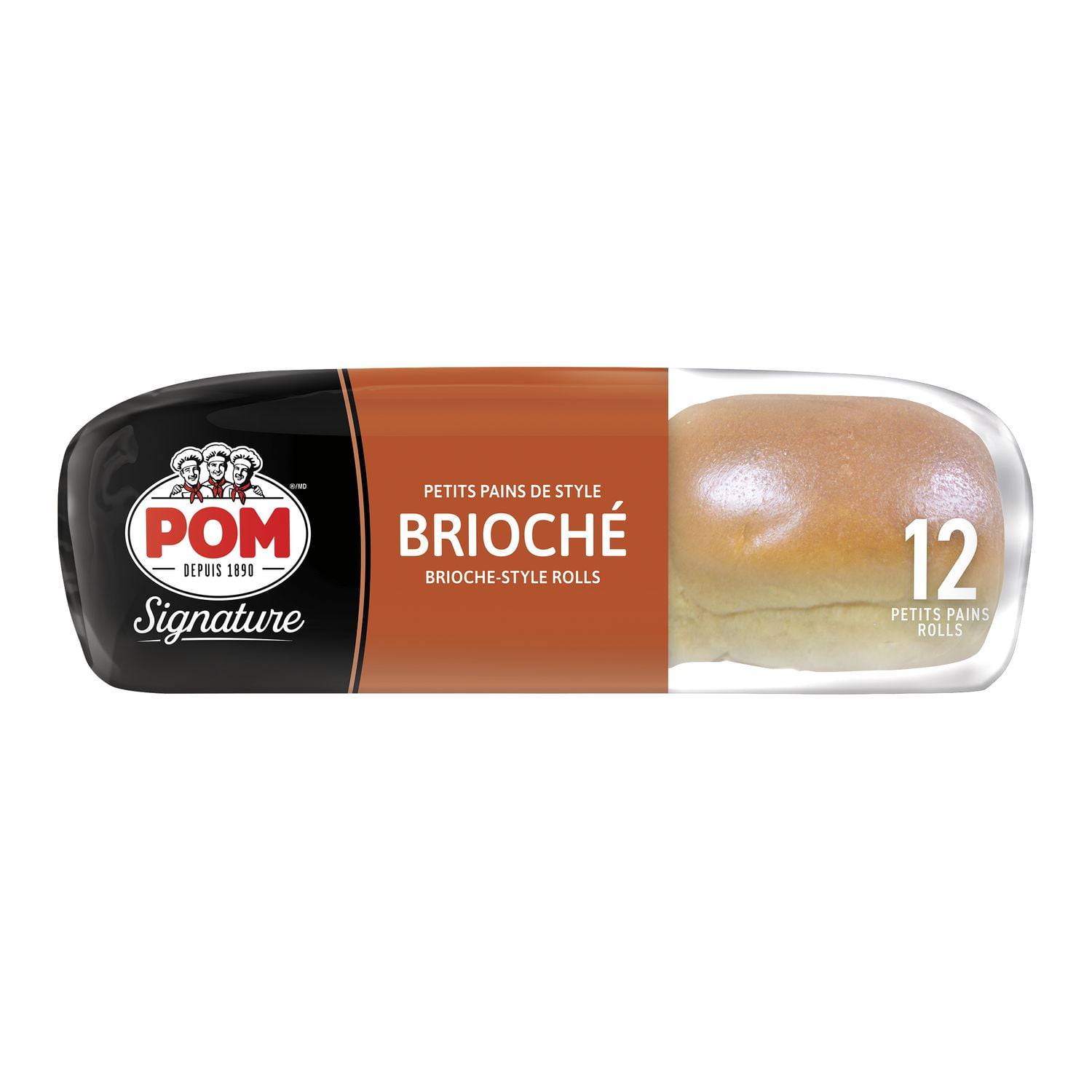 Petits pains de style brioche Signature POM