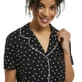 thumbnail image 4 of George Women's Notch Collar Pajamas 2-Piece Set, 4 of 6