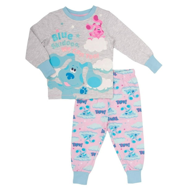 Blues Clues Toddler Girl's 2-Piece Long Sleeve Pajama Set - Walmart.ca