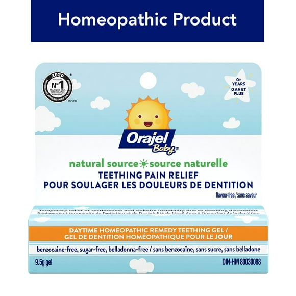 Gel de source naturelle pour soulager des douleurs de dentition 9,5 g