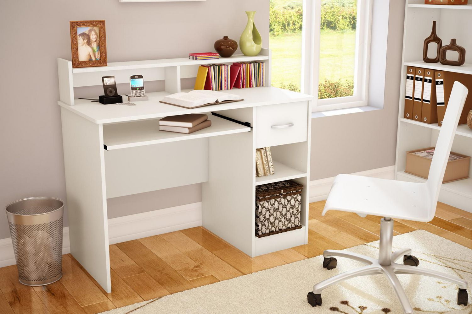 South shore smart basics small outlet desk