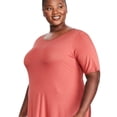thumbnail image 2 of George Plus Women's Sharkbite Hem Tee, 2 of 6
