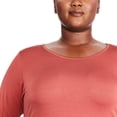 thumbnail image 4 of George Plus Women's Sharkbite Hem Tee, 4 of 6
