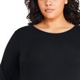 thumbnail image 4 of George Plus Women's Sharkbite Hem Tee, 4 of 6