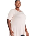 thumbnail image 2 of George Plus Women's Sharkbite Hem Tee, 2 of 6