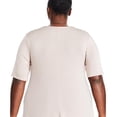 thumbnail image 3 of George Plus Women's Sharkbite Hem Tee, 3 of 6