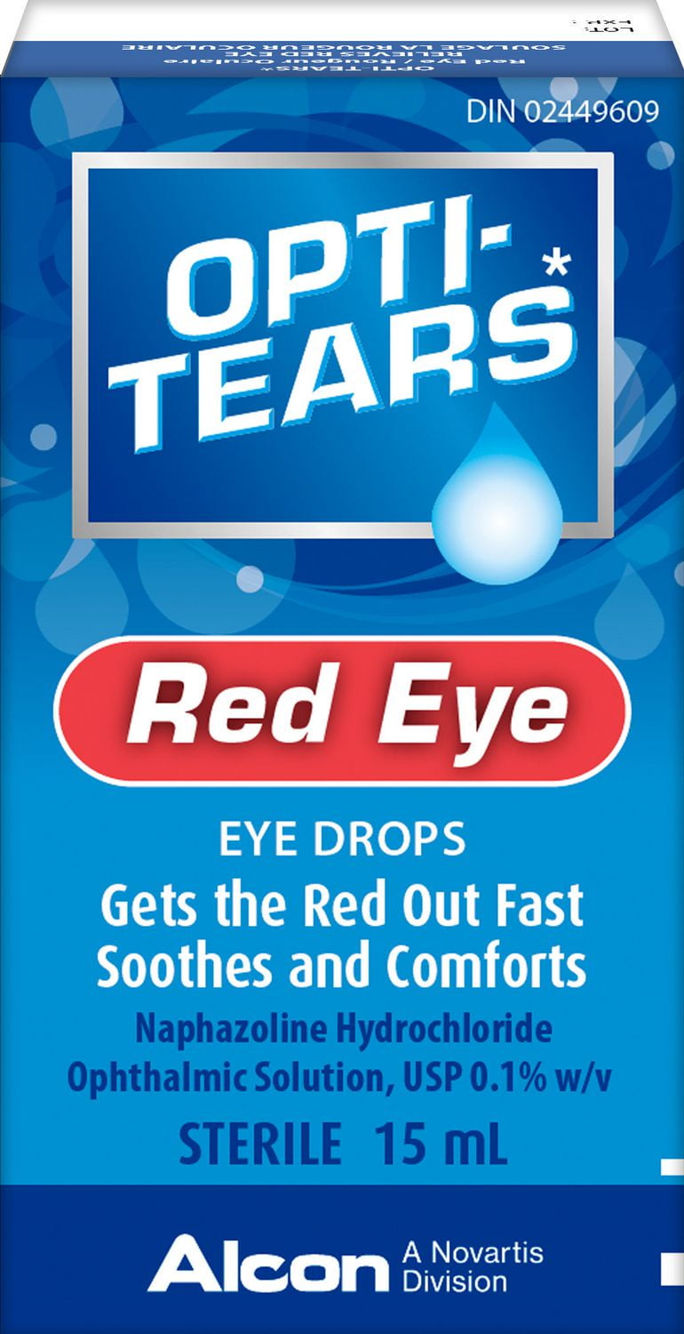 OPTITEARS® Red Eye Eye Drops, 15 ml Walmart Canada