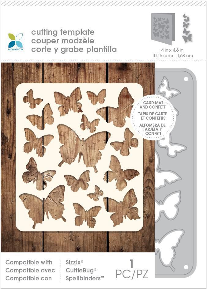 Momenta Die Cutting Template Butterfly Mat Walmart Canada