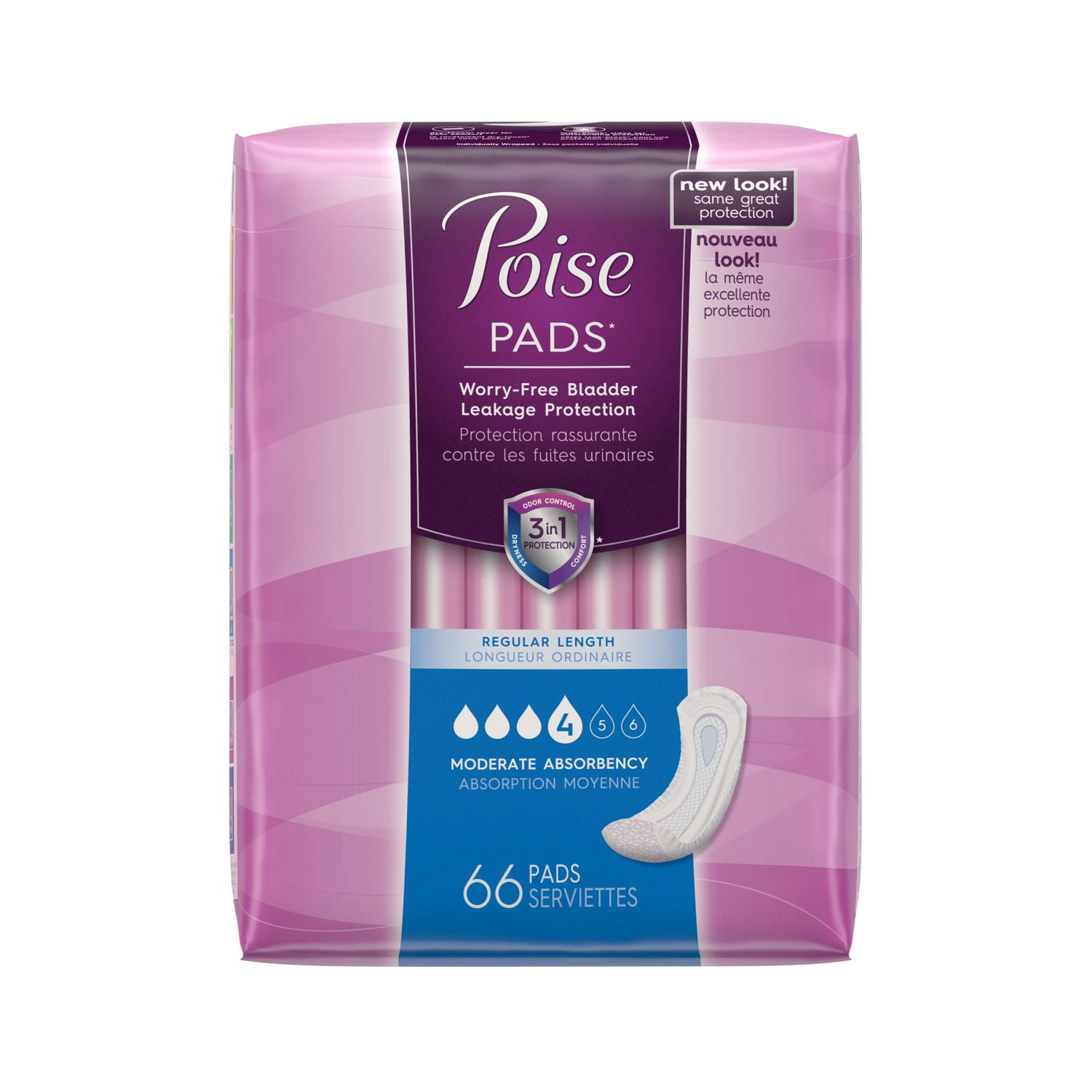 Poise® Moderate Absorbency Pads Walmart Canada