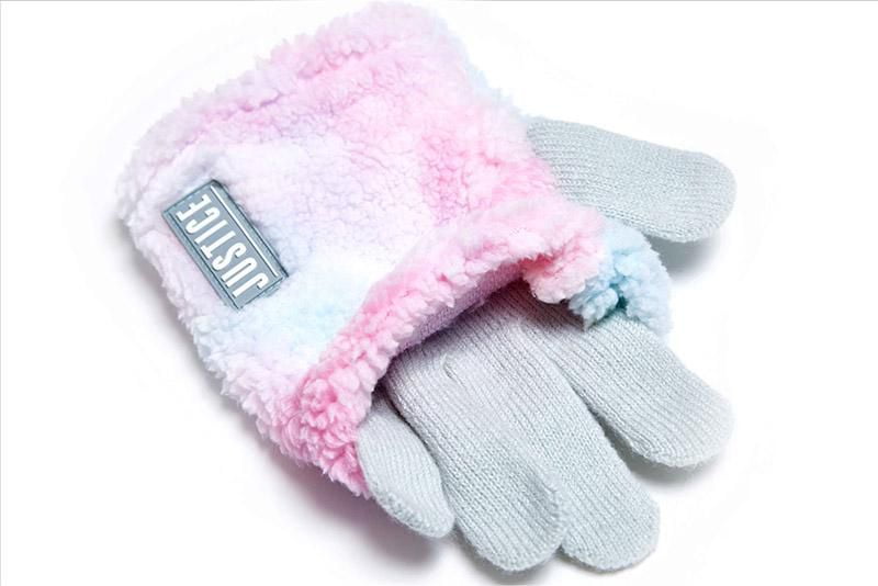 Ensemble 2 pièces de chapeau en sherpa de marque Justice™ avec gants assortis