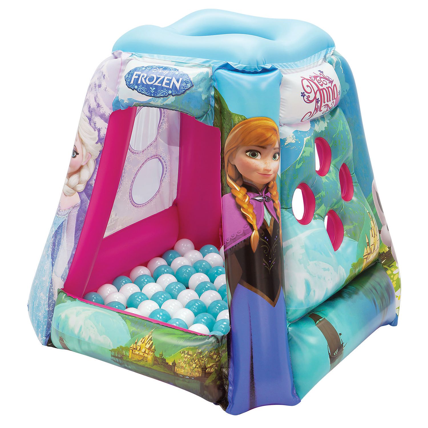 Frozen 2 Ball Pit Playland 1 Inflatable & 20 Soft-Flex Balls 