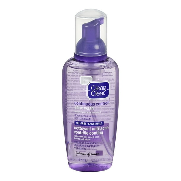 CLEAN & CLEAR® Contrôle continu, Nettoyant anti-acné, 177 ml