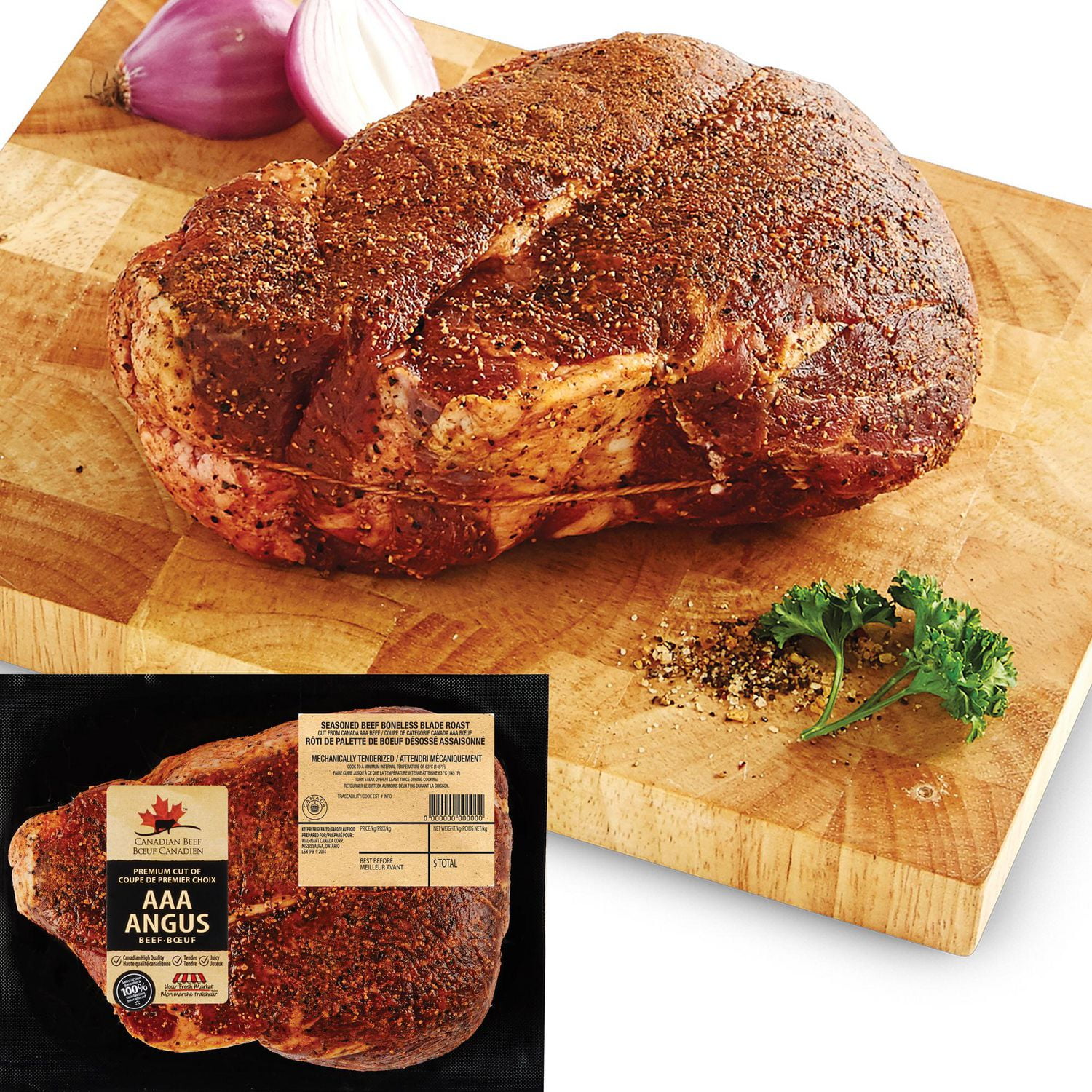 AAA Angus Seasoned Boneless Beef Blade Roast, Your Fresh Market