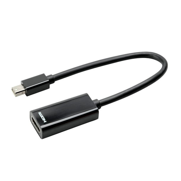 Basics Câble DisplayPort vers HDMI avec connecteurs plaqués or - 0,9  m, Noir, pour Télévision
