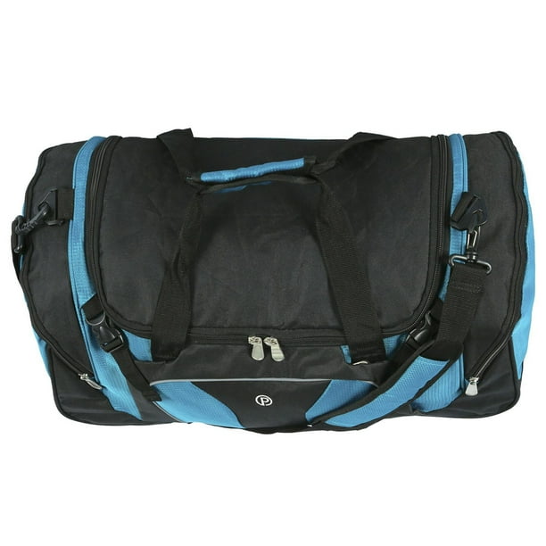 Protege 22 Sport Duffel Bag, Teal/Black, 22in Travel Duffle 