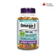 Webber Naturals Oméga-3 Ultra-fort, 700 mg AEP/ADH 100 gélules entériques transparentes – image 1 sur 9
