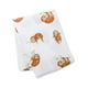 Lulujo - Couverture d'emmaillotage de coton de mousseline de bébé, couverture d'allaitement / poussette - La paresse – image 1 sur 6