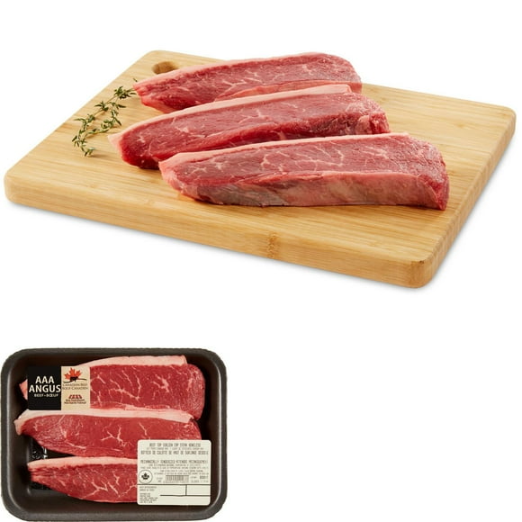 Top Sirloin Cap Beef Steak, Your Fresh Market, 3-6 Steaks, AAA Angus Beef, 0.35 - 0.65 KG