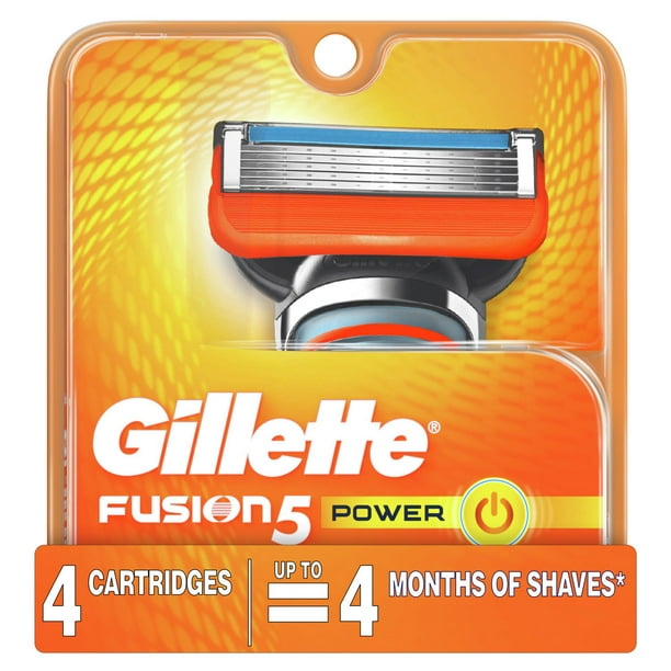 Gillette Fusion5 Razor Refills for Men, 12 Razor Blade Refills