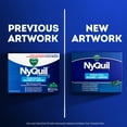 thumbnail image 3 of Vicks NyQuil Cold, Flu, and Congestion Medicine, Relieves Nighttime Cough, Sore Throat Pain, Fever, Runny Nose, Liquid Capsules, 3 of 7