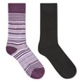 thumbnail image 1 of Athletic Works Women's Crew Socks 2-Pack, 1 of 1