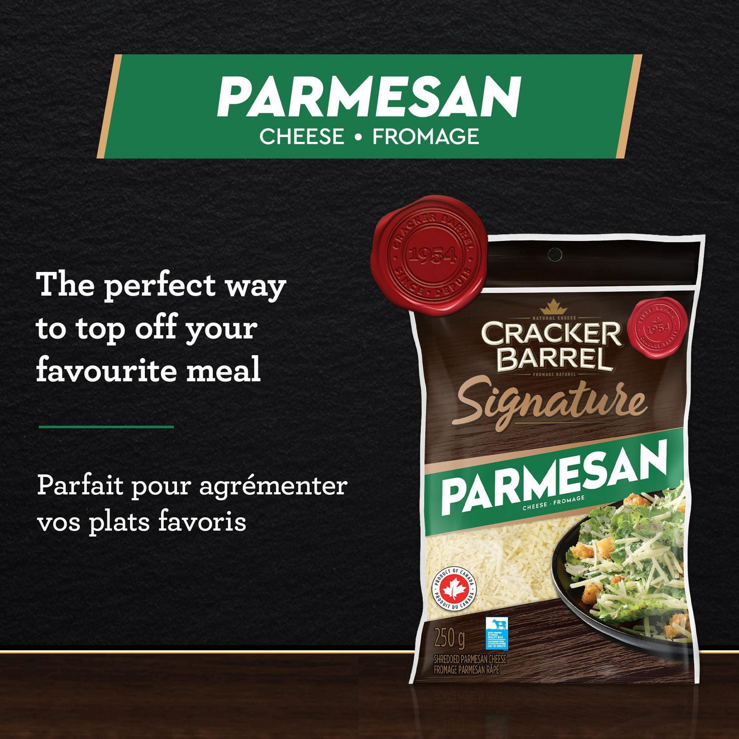 thumbnail image 4 of Cracker Barrel Parmesan Shredded Cheese, 250g, 4 of 7