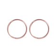 thumbnail image 2 of Luxury Designs Créoles 12mm en or rose 10k., 2 of 3