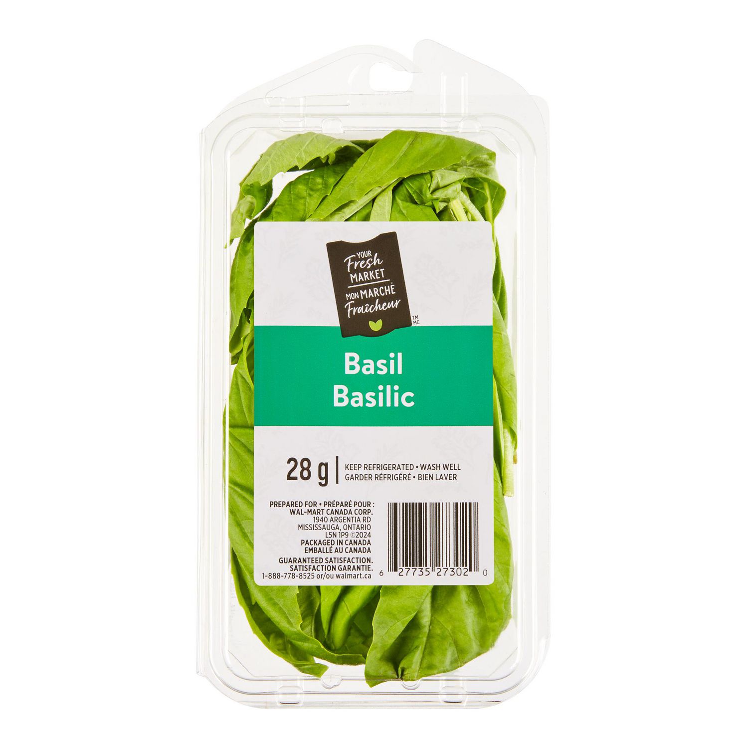 Basilic frais Mon marché fraîcheur 28 g