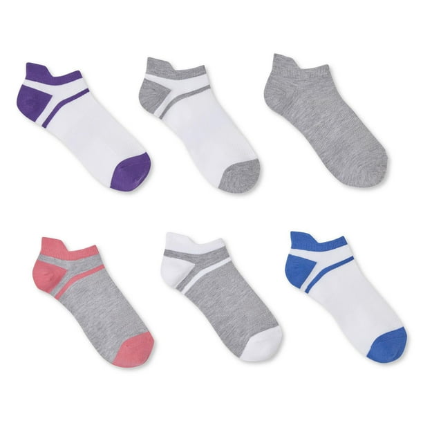 Athletic Works Women's Low-Cut Socks with Tab 6-Pack - Walmart.ca