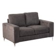 thumbnail image 4 of CorLiving Cory Contemporary Grey Chenille Fabric Sofa Set, 4 of 7