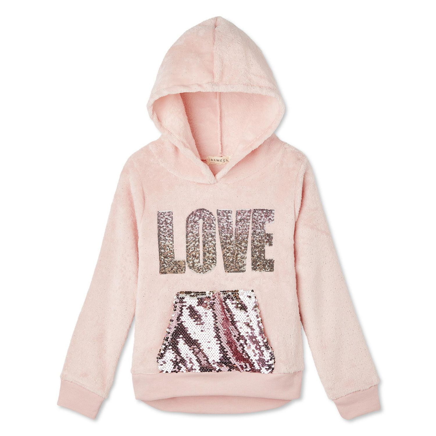 Pink clearance hoodie walmart