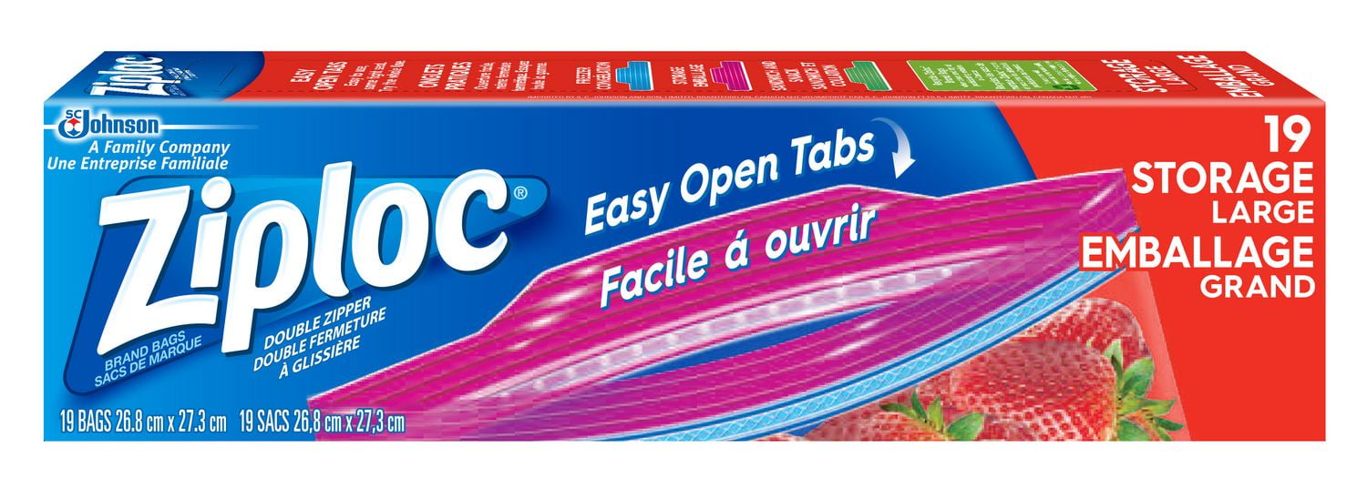 Ziploc® brand Storage Bags with the Smart Zip™ Walmart Canada