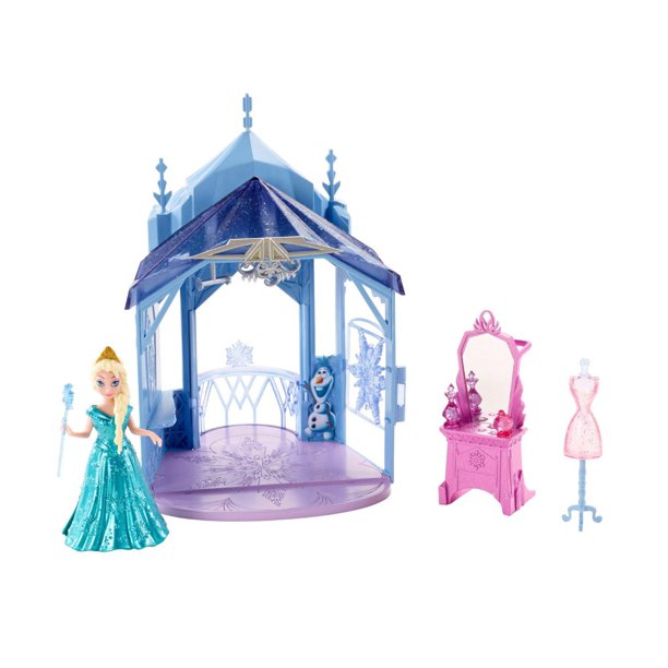 Disney La Reine des Neiges – Château MagiClip Flip ’N Switch et poupée Elsa