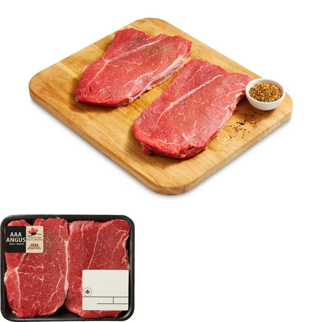 Rôti de côtes croisées de bœuf Mon marché fraîcheur, 2-4 Biftecks, Bœuf Angus AAA, 0.55 - 1.15 KG