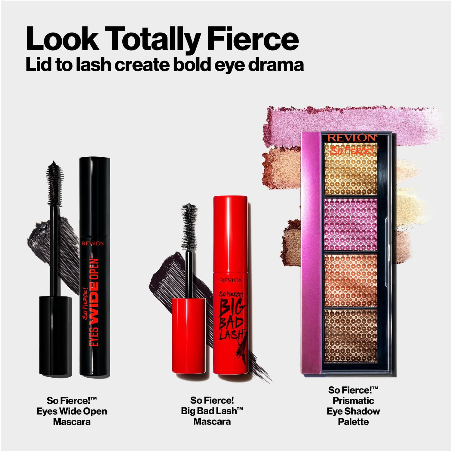 Revlon So Fierce! Eyes Wide Open, Extreme Volume Longwear Mascara, 24hr Wear, 0.24 fl oz